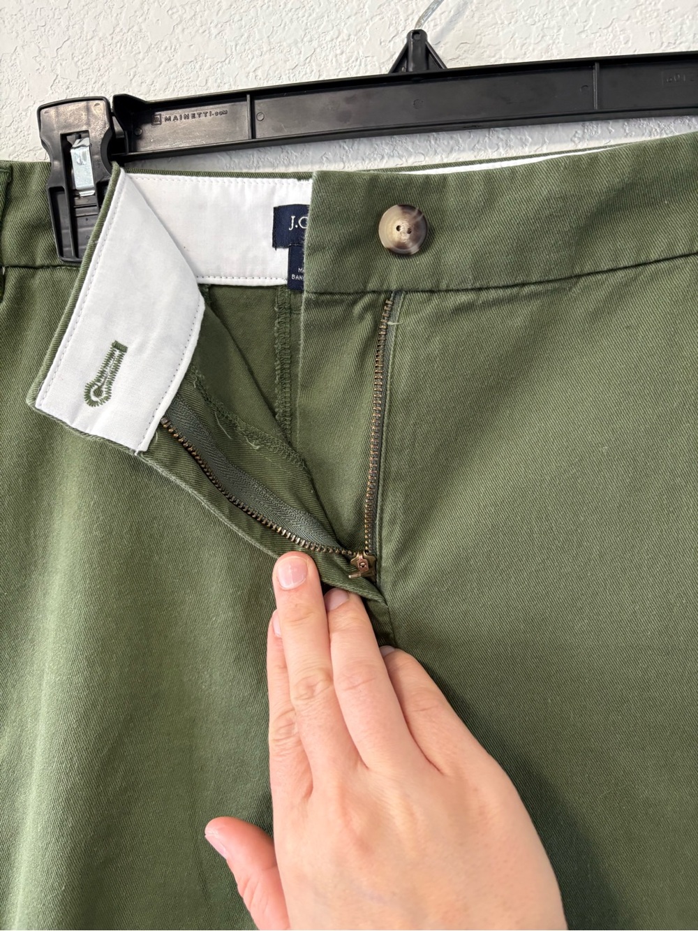 J. Crew Womens Size 16 Olive Green Chino Shorts 100% Cotton Casual - Picture 2 of 9